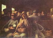 Honore Daumier Wagen dritter Klasse Spain oil painting artist